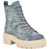 GUESS Shutter, Anfibi Donna, Logo Denim Blu, 38 EU
