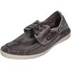 Natural World Eco - 303E Men's Trainers - Organic Cotton Boat Shoes- 100% EcoFriendly - Grey Color