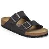 Birkenstock Arizona - Sandalo con Doppia Fascia E Chiusura con Fibbie 38/Black-N