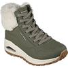 Skechers Uno Rugged, Sneaker Donna, Oliva, 35.5 EU