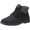 Tommy Hilfiger Uomo Stivali Bassi Hybrid Chukka in Pelle, Nero (Black), 42