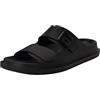 GUESS Vugon, Sandali Uomo, Texture Saffiano Nero 002, 43 EU
