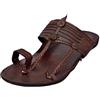 Generic Etnico Vibes Mens Kolhapuri Pelle Chappal Mojari Etnico Indiano Khussa Scarpe Piatte US Taglia 7-11 Antico (Multicolor), Multicolore, 42 EU