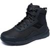 Skechers Terradraft - Scarponcini militari da uomo con cerniera, 15,2 cm, nero, 41 EU