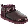 UGG Stivali da donna Classic Ultra Mini Mirror Ball Boot, Uva selvatica, 36 EU
