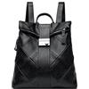 BUKESIYI Donna Borsa Zaino Elegante Zainetto Borse a Tracolla Zaini Antifurto Zainetti 2026 Firmate PU Pelle IT78578 Nero V4