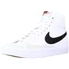 Nike DA4086-100 Blazer Mid '77 Bambino, White/Black-Team Orange EU 38.5