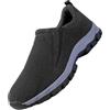AZMAHT Scarpe Impermeabili Uomo Scarpe Slip-on Mocassini Scarpe Uomo Senza Lacci Scarpe Uomo Invernali Scarpe Ortopediche Uomo Scarpe Uomo Invernali Scarpe Pianta Larga Uomo,Nero,40 EU