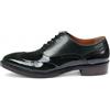 Infinity Leather Scarpe Formali Brogue da Uomo in Vernice Verde - Harry