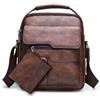 LLELEMAMO Borsello Uomo Tracolla Business Casual - Borsa Crossbody Pelle PU per Lavoro e Viaggio, Piccola Borsa Messenger Spalla, Sling Bag Vintage Quotidiana con Scomparto Tablet, Impermeabile (K)