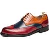 Zaylee Scarpe da uomo vintage eleganti brogues con lacci