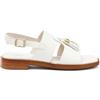 Frau - Sandalo in Pelle con Nappine, Nero, 35