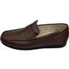 Valleverde Mocassini Uomo 36940 in Pelle Marrone Modello Casual. Una Calzatura Comoda Adatta per Tutte Le Occasioni. Primavera Estate. EU 40