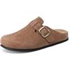 QUEEN HELENA Sabot Scamosciati Sandali Chiusi Donna X30-210