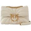 Pinko Donna Borsa A Tracolla 100039A1EX Pelle Bianco Taglia Unica