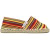 ALPARGATUS Espadrillas a strisce multicolori fatti a mano in Spagna