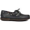 PAYMA Scarpe da Barca Uomo Mocassino Pelle Ingrassata Sportivo Casual Gomma