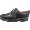 Generico Scarpe Uomo Classiche Alessandro Baroni in Pelle Nero 2979 Allacciate Suola in Gomma (Nero, Sistema Taglie Calzature EU, Adulto, Uomo, Numero, Larga, 41)