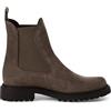 Infinity Leather Stivaletti Chelsea Alti Classici in Pelle Marrone Talpa da Donna