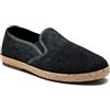 Evoga Mocassini Espadrilles Uomo Artigianali Scarpe Basse Casual estive Barca (Nero, Numeric_42)