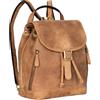 STILORD Allison Zaino Elegante Donna Pelle Daypack Vintage Backpack Zainetto Borsa a Tracolla Pratico Elegante Borsa da Viaggio Zaino da Lavoro in Cuoio Autentico Colore:dijon - marrone