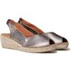 TONI PONS BERNIA-P - Espadrillas a zeppa da donna stile Peep Toe realizzata in pelle., oro, 38 EU