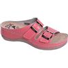 Ledi 404-27 Anatomic Sandali Zoccoli Sabot Pantofole Scarpe di Pelle, Donna, Salmone, EU 41