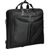 ZEGUR Borsa Porta Abiti da Viaggio - Custodia Pieghevole per Abiti e Completi con Tracolla - Poliestere 1800D Impermeabile per Viaggi d'Affari - Nera