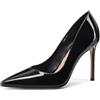 QUEEN HELENA Décolleté con Tacco a Spillo Scarpe Eleganti a Punta Chiusa Donna K3481 (Nero, Sistema Taglie Calzature EU, Adulto, Donna, Numero, Media, 38)