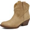 IF Fashion Scarpe da Donna Stivali Stivaletti Camperos MP661 tortora N.37