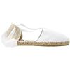 ALPARGATUS - Espadrillas Valenciane piatte in tela e suola in iuta (scarpe realizzate a mano in Spagna), bianco, 37 EU