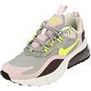 Nike BQ0103-010-5.5Y Bambini e Ragazzi Air Max 270 React (GS) Particle Grey/Lemon Venom/Iced Lilac/off Noir