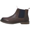 JACK & JONES Stivali da uomo Jfwleyton in pelle pirata nero, Marrone pietra., 45 EU