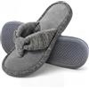 Wishcotton Infradito da donna in memory foam per spa, comode pantofole da interno, sandali estivi leggeri a punta aperta da donna per la casa