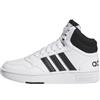 adidas Hoops Mid Shoes, Scarpe Unisex per Bambini, Cloud White Core Black Core Black Black Black, 36 2/3 EU