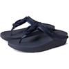 FitFlop, Sandali infradito Fino, in pelle con cordino di cristalli, da donna, Blu notte, 8