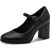 Tamaris Pump da Donna con Cinturino 1-22462-45 décolleté, Nero Opaco, 40 EU