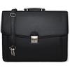 Valigeria.shop Borsa Uomo Donna Porta Documenti Ventiquattrore Organizer A4 Valigetta da Lavoro con Tracolla (Ma32 Nero)
