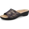 Fly Flot Ciabatta Donna in Morbida Microfibra con Fiocchetto, Fodera Traspirante, Sottopiede Imbottito in Pelle