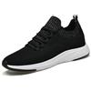 VIBLiSS Scarpe da Uomo con Rialzo Comode Leggere Traspiranti Invisibili Altezza Crescente Stivali da Passeggio Casual Calzature Sportive più Alte,5cm Black,42 EU