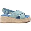 REFRESH - Sandalo da donna - Calzature comode e versatili - Moda casual, Jeans 46, 41 EU