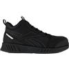 Reebok - Scarpe antinfortunistiche nere in pelle punta composita Fusion S3 SRC ESD