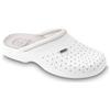 SANIFLEX 2961-10 Certificato Medico Zoccoli Sabot Pantofole Scarpe di Pelle, Uomo, Bianco, EU 41