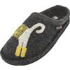 HAFLINGER Pantofole da Donna Flair Cucho 313080, Numero:38 EU, Colore:Grigio