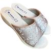 inblu Ciabatte Donna sanitarie Aperte Azalea pianta Anatomica Comoda Sottopiede Soft ricoperto in Pelle
