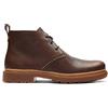 Clarks Stivali da uomo Trace Flare Chelsea, Pelle marrone mogano, 42 EU