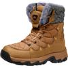 TRAILBLITZ Scarpe Invernali Uomo Scarponcini Stivali da Neve Idrorepellenti Antiscivolo da Esterno Caldi Altezza 18 CM (44 Uomo,Kaki)