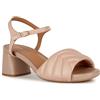 Geox Girl's D Genziana Mid Sandal, Nude, 39 EU