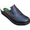 Sanital Light 1306 Gel - Ciabatta Donna in Pelle Comfort per Alluce Valgo, Soletto Anatomico con Gel Ammortizzante al Tallone - Nero 42