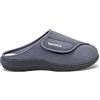 EXTRO STYLE - Pantofole Ortopediche Tecnica 6, per Piedi Gonfi e Bendati, Dolori al Tallone, Ciabatte Ortopediche Donna e Uomo con Suola Antiscivolo e Urto-assorbente, Microfibra, Grigio
